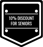 10% seniors discount